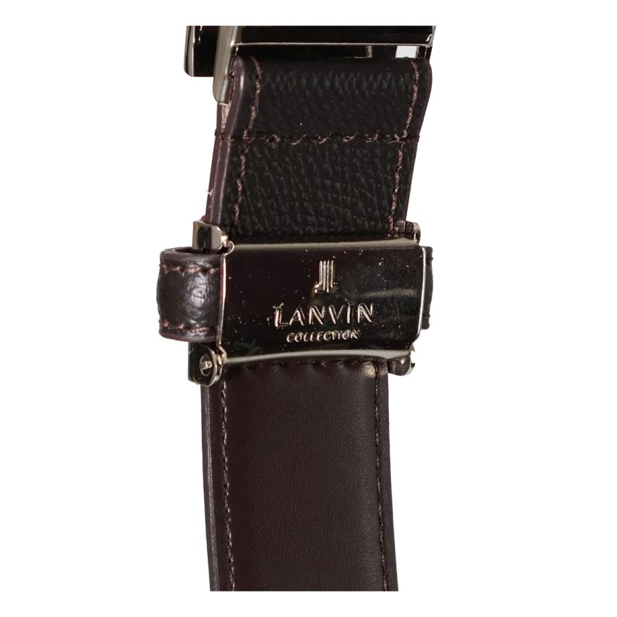 【レビュー投稿で+5％還元】ランバンコレクション ベルト 牛革 本革 レザー 日本製 メンズ バックルタイプ JLMB4420 LANVIN COLLECTION クリスマス_mp LANVIN COLLECTION ランバンコレクション ベルト 牛革 本革 レザー