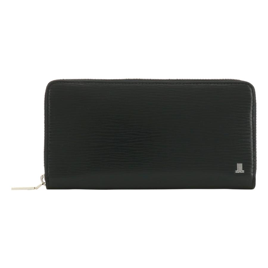 未使用 ランバンコレクション リボンデザイン メタリックレザー ファスナー長財布 LANVIN COLLECTION 【正規販売店】LANVIN LEATHER COMBINATION