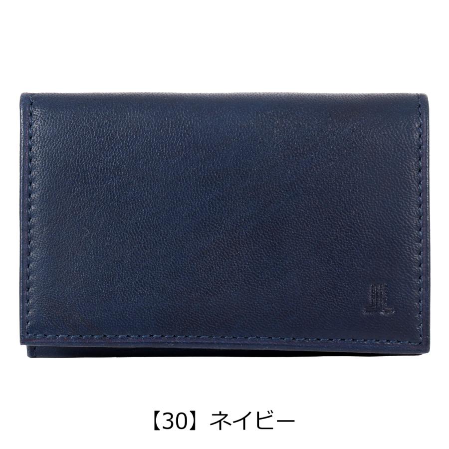 【新品未使用】ランバンコレクション　レザー　名刺入れ　カードケース LANVIN COLLECTION ランバンコレクション 名刺入れ カードケース