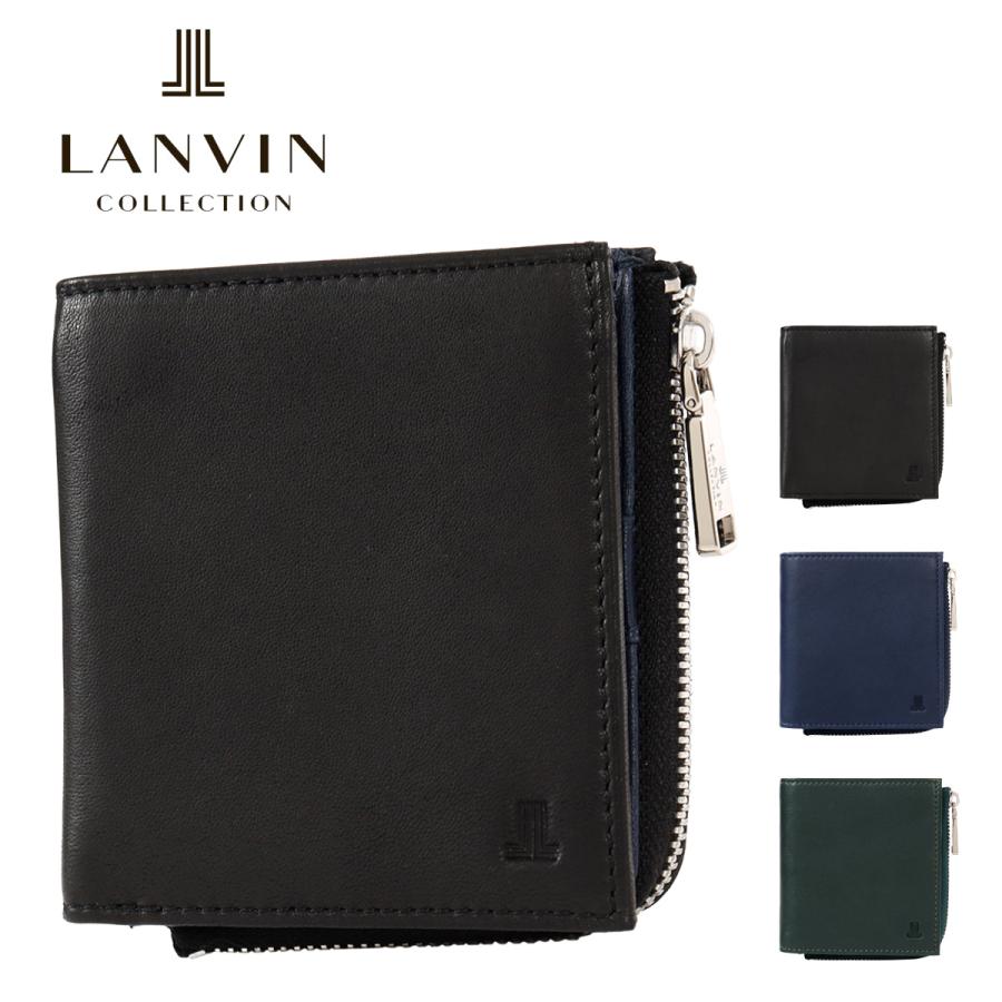 LANVIN COLLECTION ランバンコレクション 二つ折り折り財布 ミニ