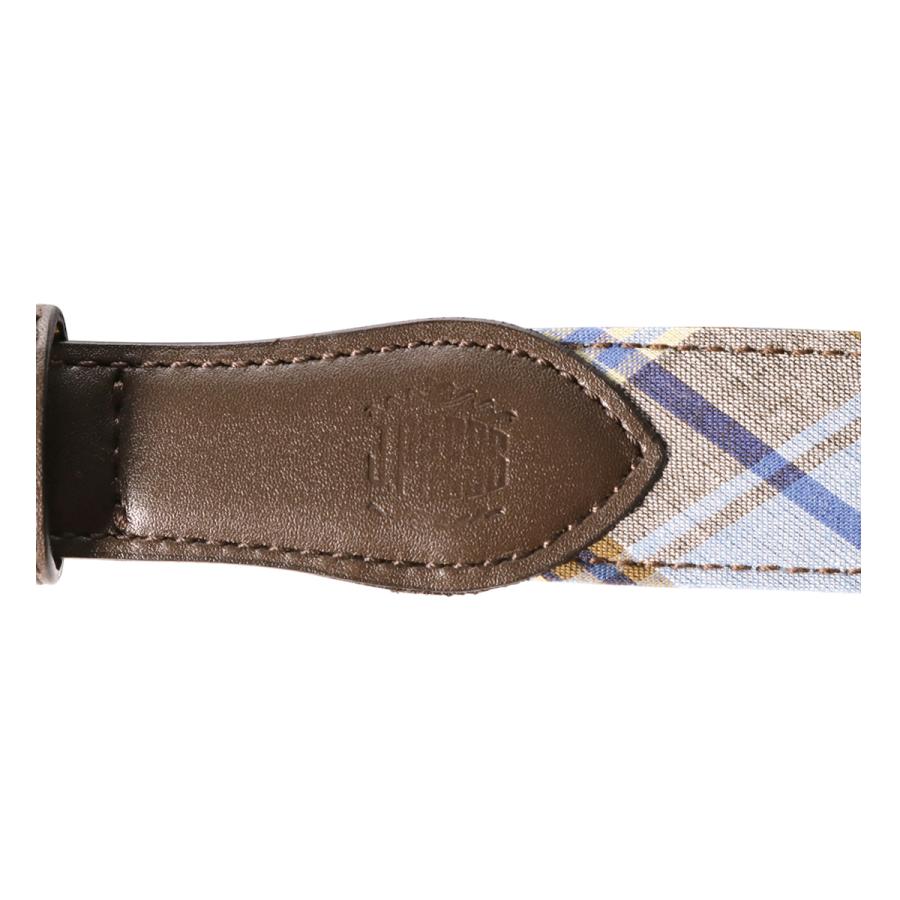 【レビュー投稿で+5％還元】ジェイプレス ベルト マドラスチェック メンズ 7265 J.PRESS 日本製 牛革 本革 レザー クリスマス_mp J.PRESS（J.プレス） ジェイプレス ベルト マドラスチェック メンズ