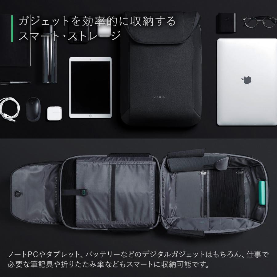 コリンデザイン リュック クリックパック X CP-X KorinDesign ClickPackX リュックサック バックパック ビジネスバッグ ビジネスリュックの画像
