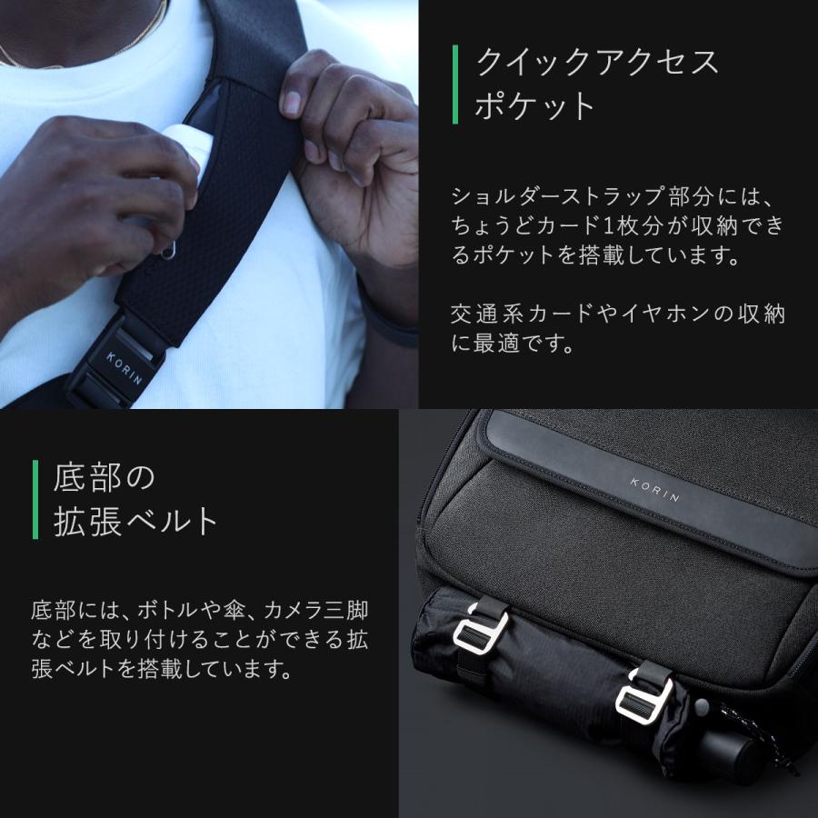 KORIN DESIGN（コリンデザイン） ボディバッグ メンズ レディース C