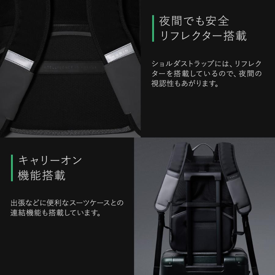 コリンデザイン リュック スナップパック メンズ レディース KorinDesign SNAPPACK リュックサック バックパック ビジネスバッグ ビジネスリュック 1年保証の画像