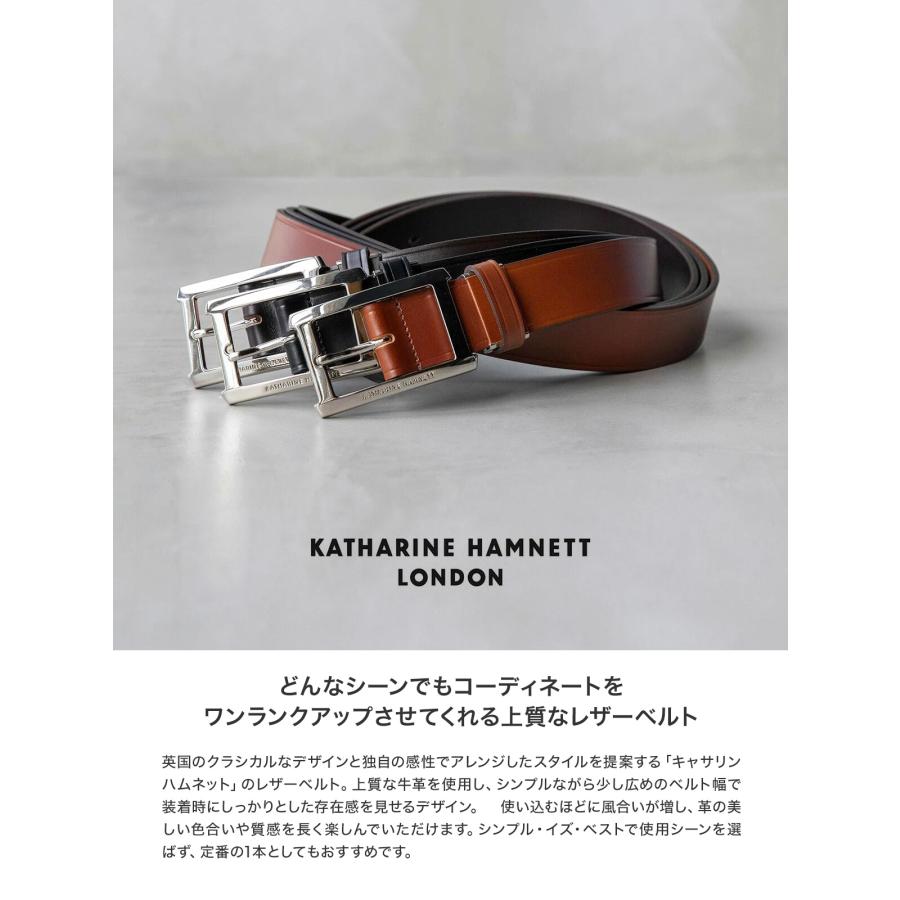 キャサリンハムネット ベルト メンズ KH-506028 KATHARINE HAMNETT｜ビジネス カジュアル フォーマル 牛革 本革 レザー｜sacsbar｜14