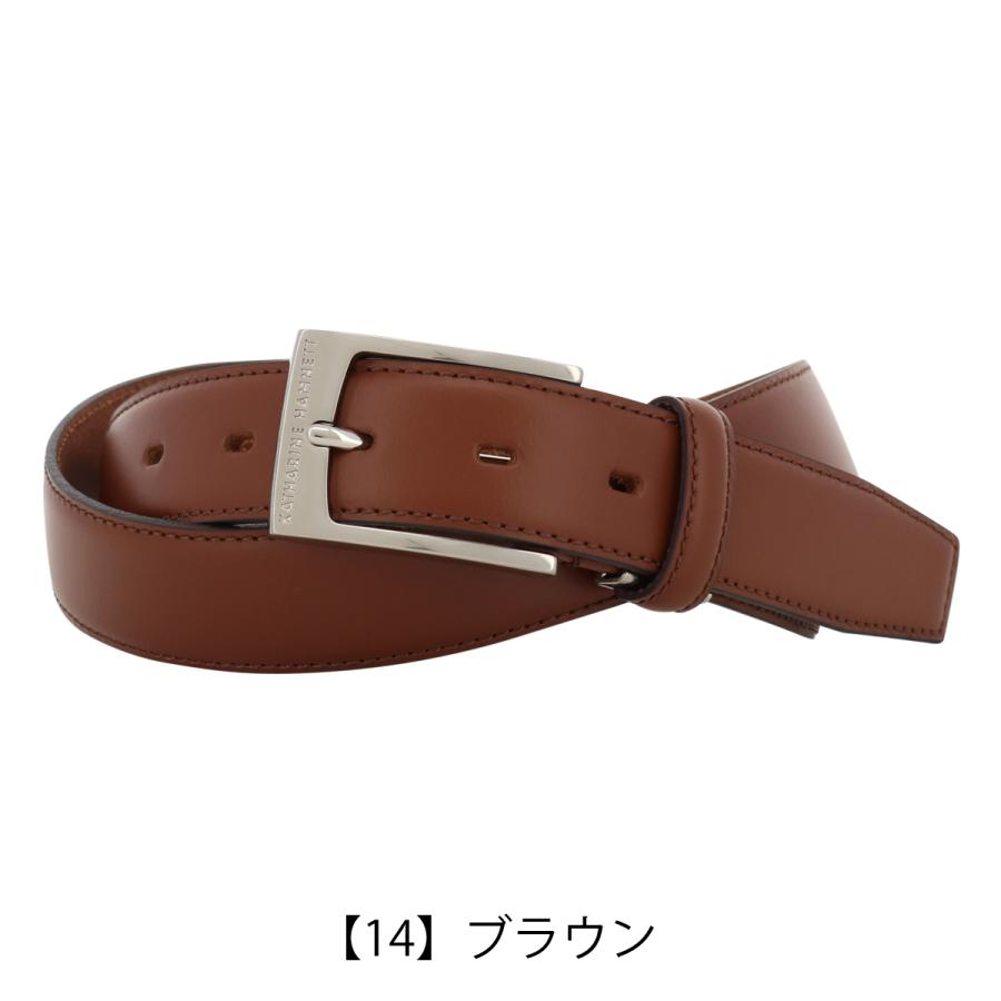KATHARINE HAMNETT（キャサリンハムネット） ベルト 本革 メンズ ピン