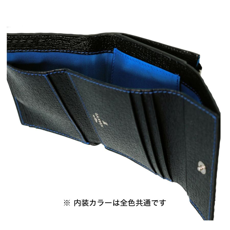 LANVIN en Bleu ランバンオンブルー 三つ折り財布 ミニ財布 エスパス