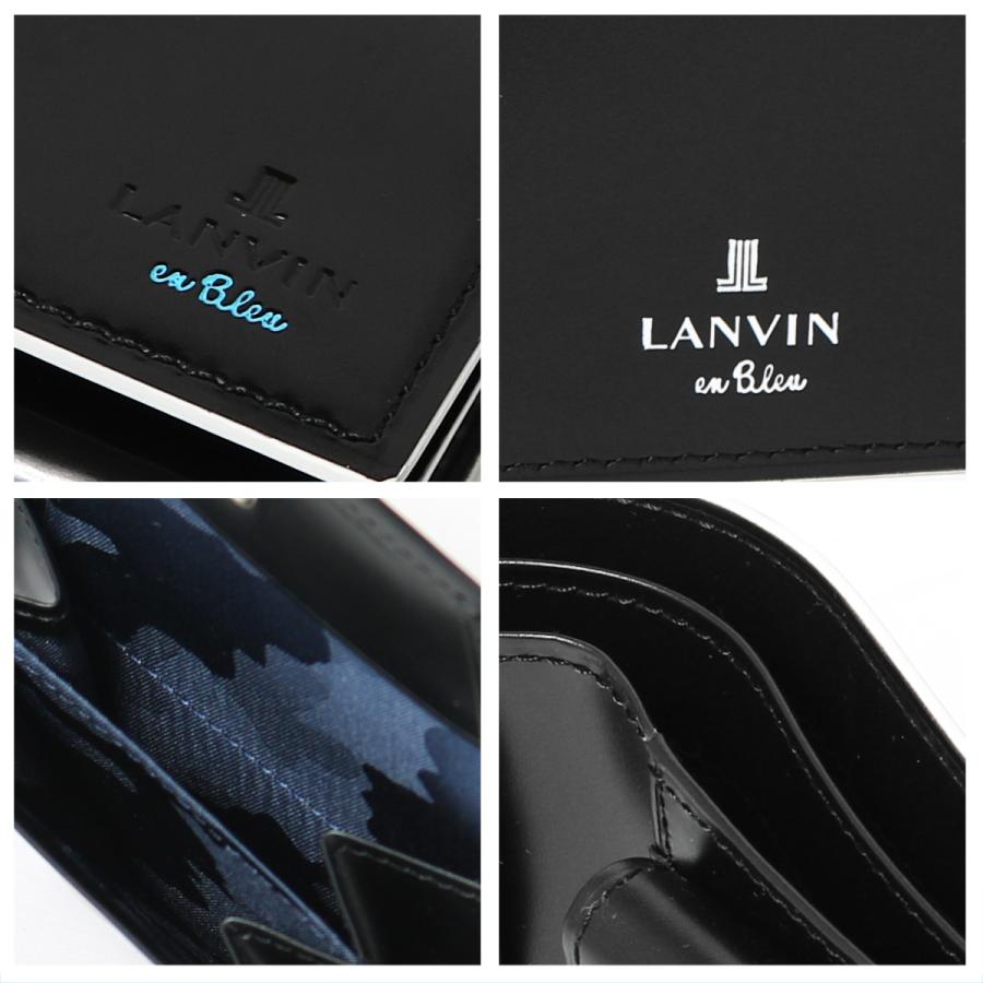LANVIN en Bleu ランバンオンブルー 二つ折り財布 サムディ メンズ