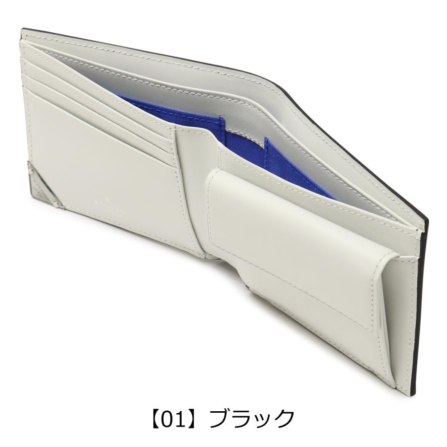 LANVIN en Bleu ランバンオンブルー 財布 二つ折り 本革 513622 アクア