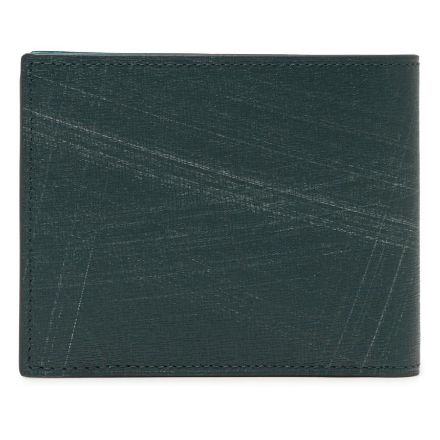 LANVIN en Bleu ランバンオンブルー 財布 二つ折り 本革 メンズ 513622