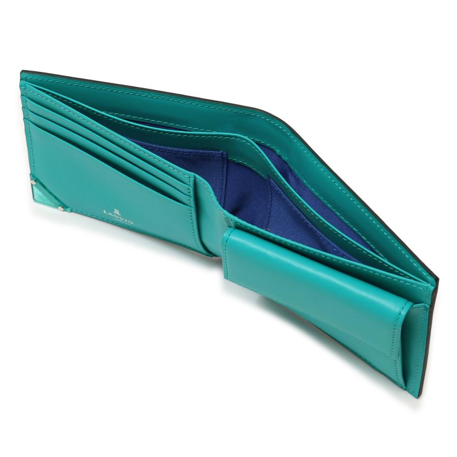 LANVIN en Bleu ランバンオンブルー 財布 二つ折り 本革 メンズ 513622