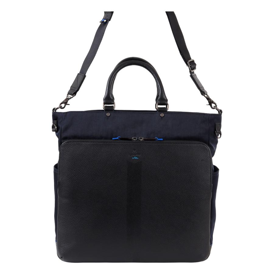 LANVIN en Blue　トートバッグ　革　A4　肩掛け　黒 LANVIN en Bleu ランバンオンブルー トートバッグ A4 ショルダーバッグ