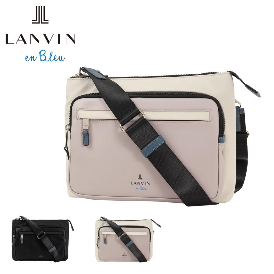 LANVIN en Bleu ランバンオンブルー ショルダーバッグ 斜め掛け 横型