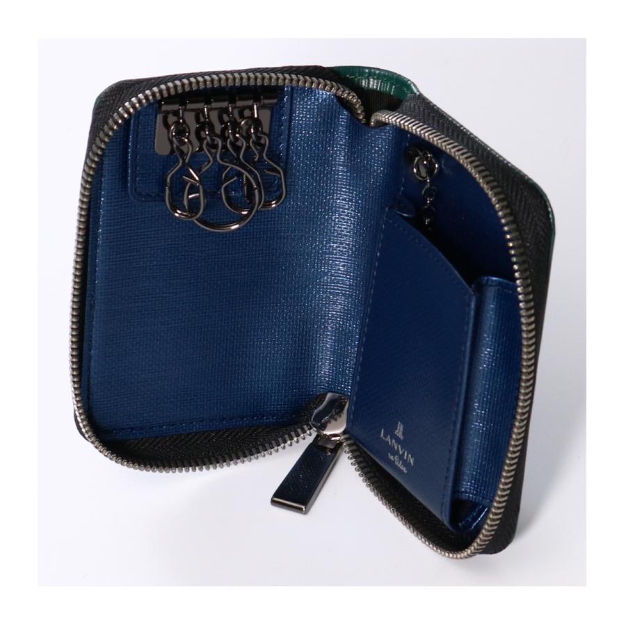 LANVIN en Bleu ランバンオンブルー キーケース ラウンドファスナー 4