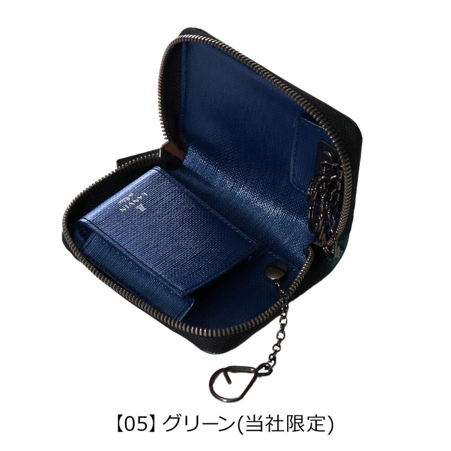 LANVIN en Bleu ランバンオンブルー キーケース ラウンドファスナー 4