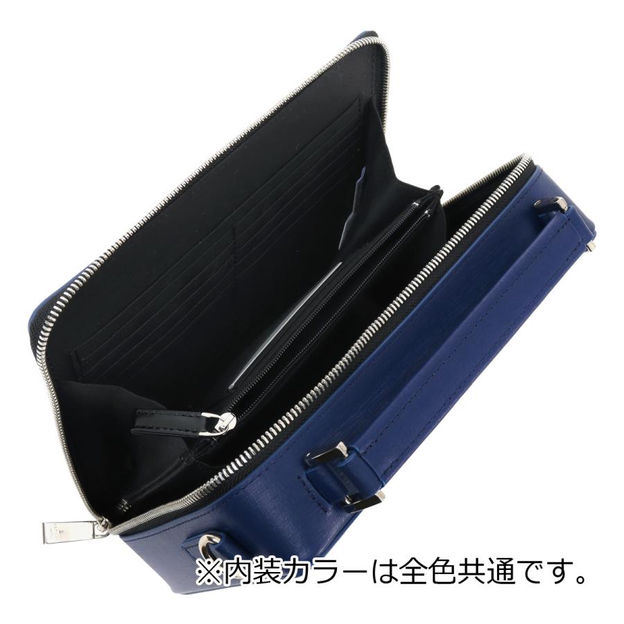 LANVIN en Bleu ランバンオンブルー ショルダーバッグ A5 本革 フィズ
