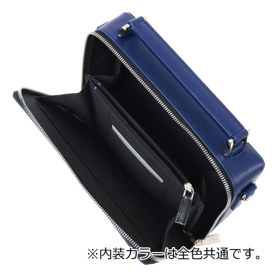 LANVIN en Bleu ランバンオンブルー ショルダーバッグ A5 本革 フィズ