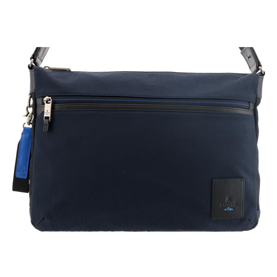 LANVIN en Bleu ランバンオンブルー ショルダーバッグ A4 横型 メンズ