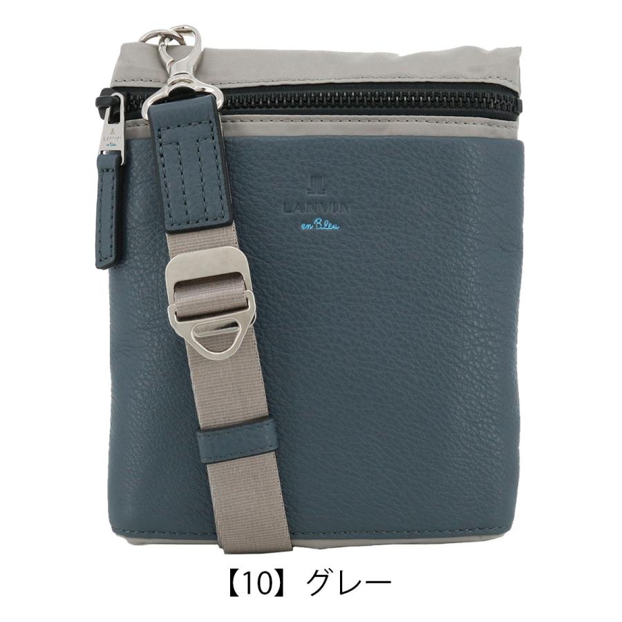 ランバンオンブルー ショルダーバッグ メンズ レディース 531101 ポワソン LANVIN en Bleu サコッシュ ミニショルダー スマホショルダー 縦型｜sacsbar｜17