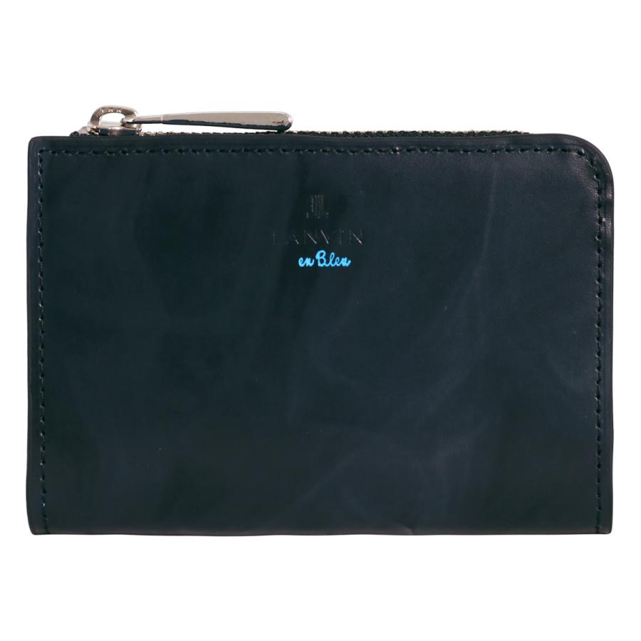 LANVIN en Bleu ランバンオンブルー パスケース 本革 当社限定色 限定
