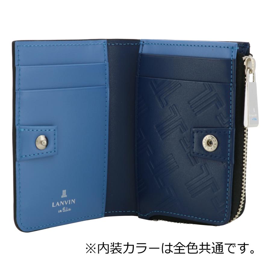 LANVIN en Bleu ランバンオンブルー パスケース 本革 当社限定色 限定