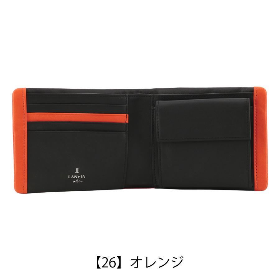 LANVIN en Bleu ランバンオンブルー 財布 二つ折り 本革 536603