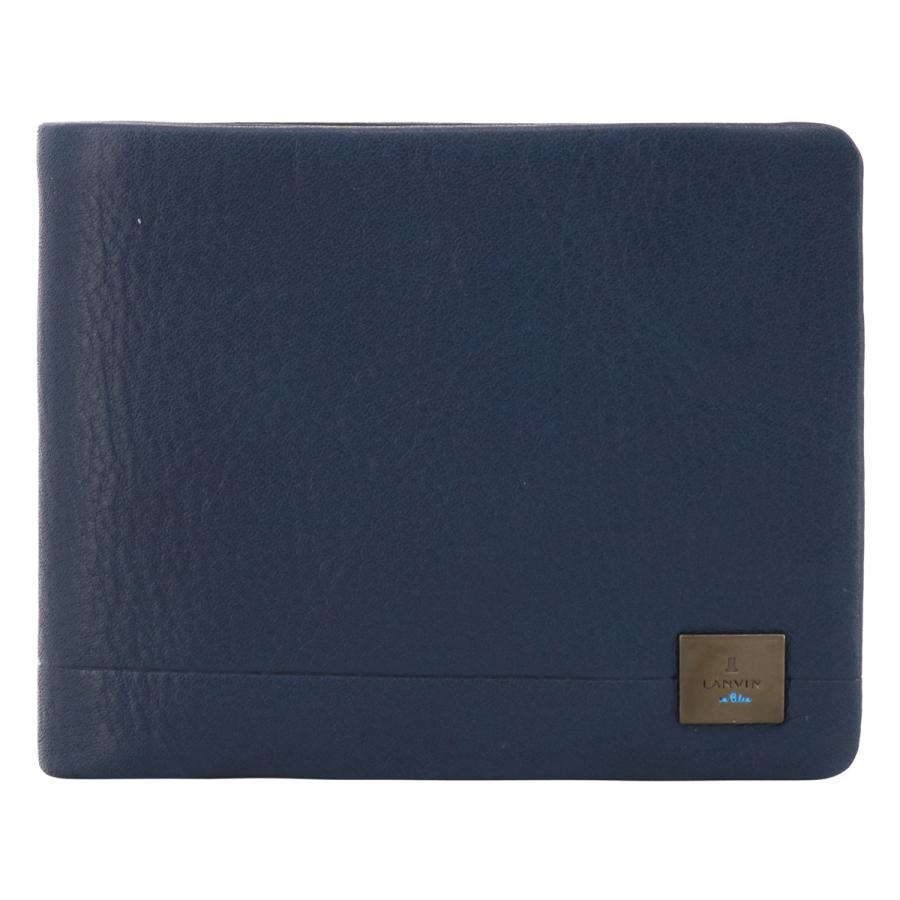 ランバンオンブルー 二つ折り財布 マルセイユ 536603 黒18700円 LANVIN en Bleu ランバンオンブルー 財布 二つ折り 本革 536603