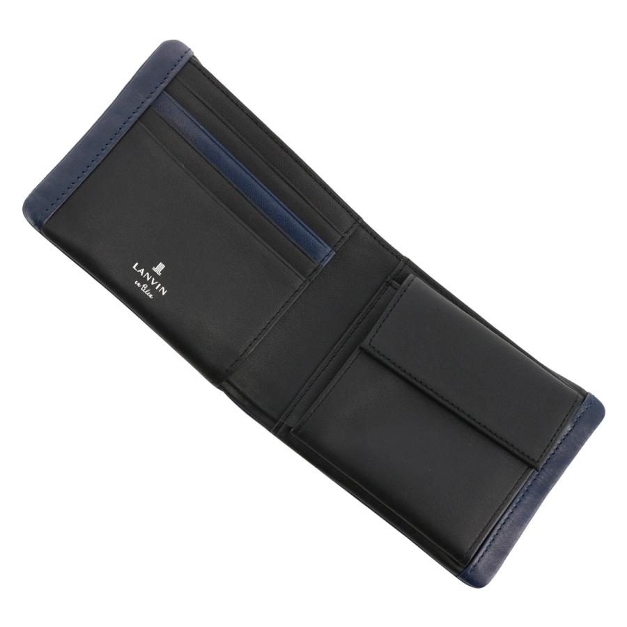 LANVIN en Bleu ランバンオンブルー 財布 二つ折り 本革 536603