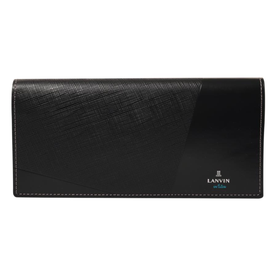 ランバンオンブルー 長財布 パーシャル メンズ 555615 LANVIN en Bleu 牛革 本革 レザー