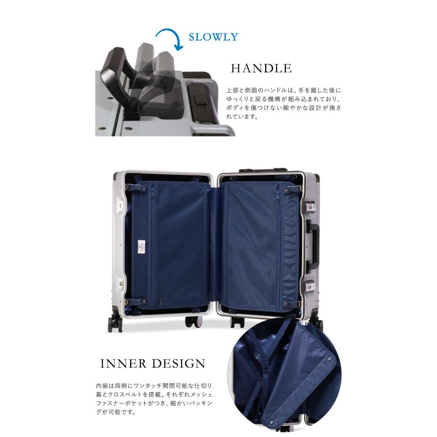 LANVIN en Bleu ランバンオンブルー スーツケース 機内持ち込み 32L