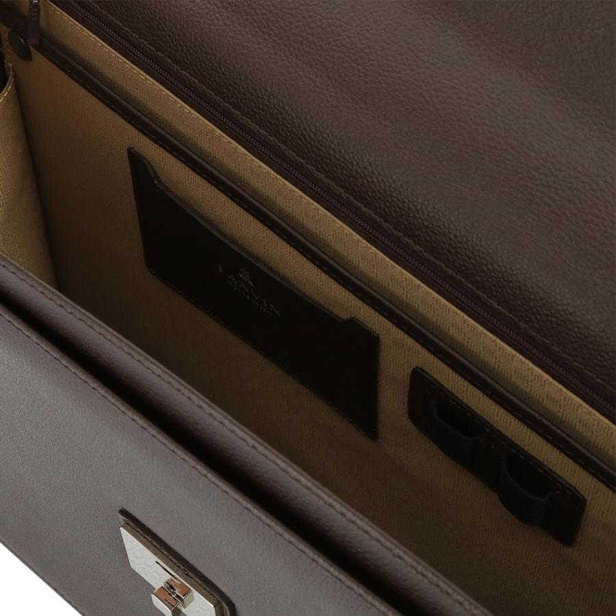 ランバンコレクション ブリーフケース 2WAY A4 鍵付 日本製 マクシム 280523 LANVIN COLLECTION ビジネスバッグ 出張 牛革 本革 レザーの画像