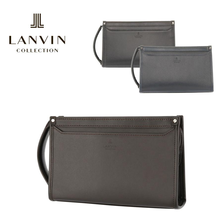 ランバンコレクション セカンドバッグ 24cm メンズ 日本製 フロー