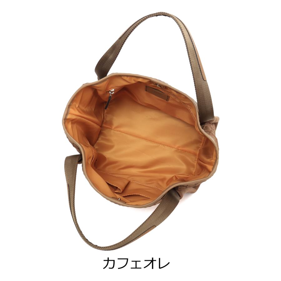 ラクーオ トートバッグ B5 小さめ 軽量 撥水 自立 031604 籠目柄