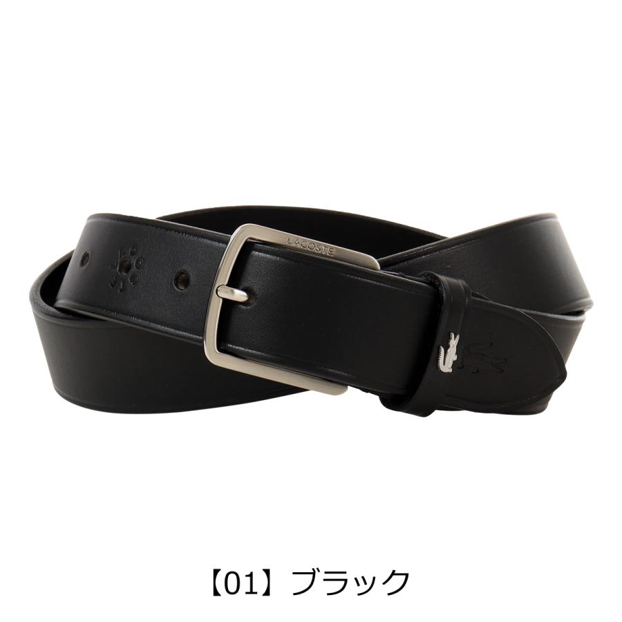 LACOSTE（ラコステ） ベルト 本革 メンズ LB65610 LACOSTE 牛革 レザー