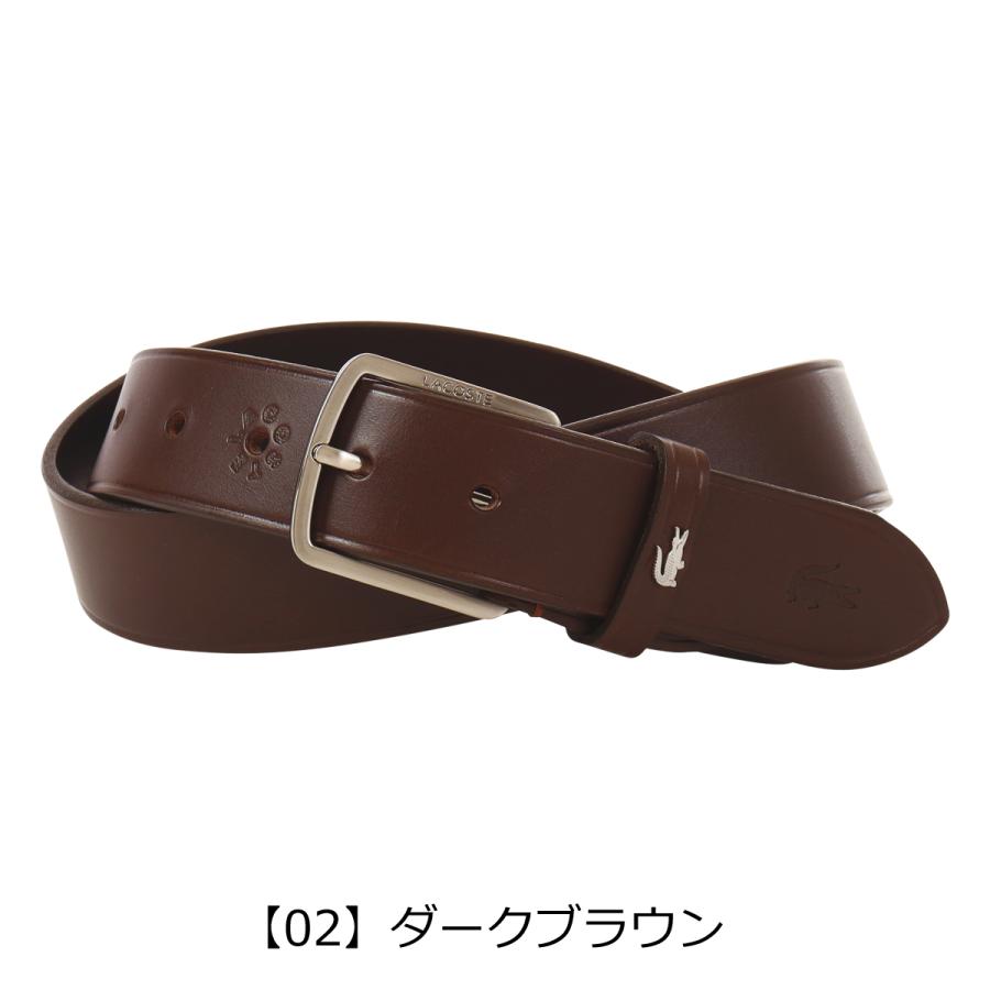 LACOSTE（ラコステ） ベルト 本革 LB65610 LACOSTE 牛革 レザー 日本製