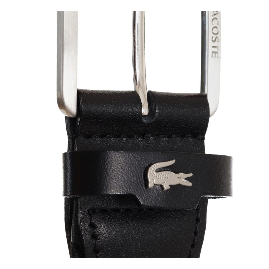 LACOSTE（ラコステ） ベルト 日本製 メンズ メッシュベルト ピンタイプ