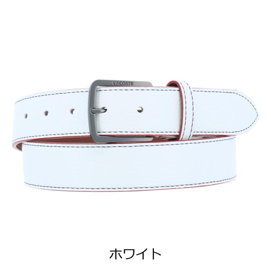 ラコステ　LACOSTE ベルト　激レア 革　デカワニ LACOSTE ラコステ ベルト メンズ LB88880 日本製 レザー 本革