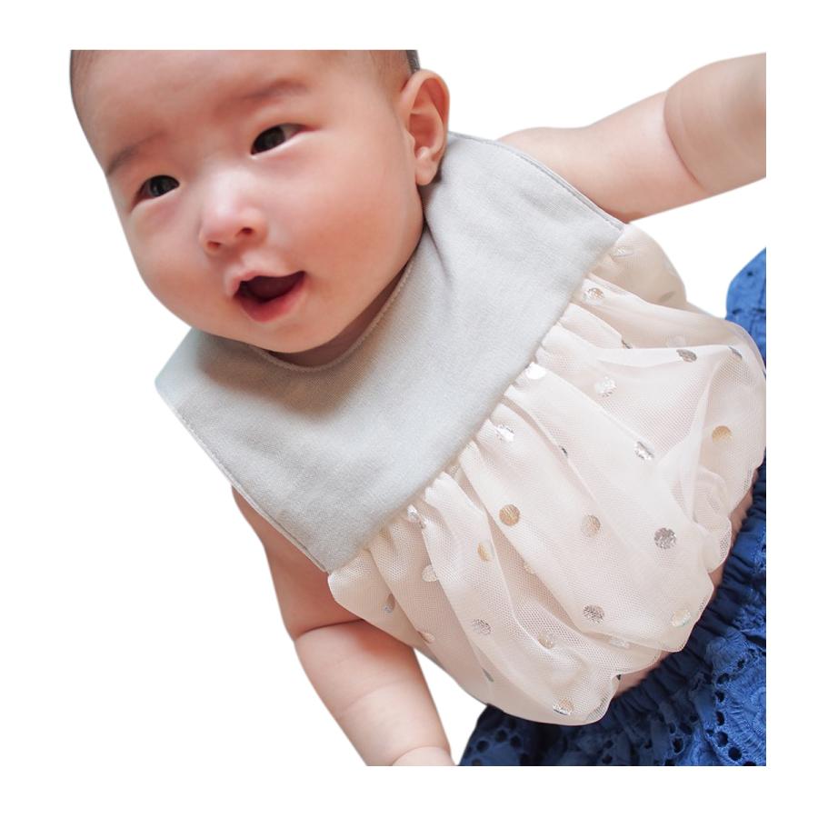 リヤンドファミーユ スタイ よだれかけ ラメスタースタイ ラメドットスタイ 赤ちゃん 女の子 日本製 Lien De Famille 新生児 ベビー コットン サックスバーpaypayモール店 通販 Paypayモール