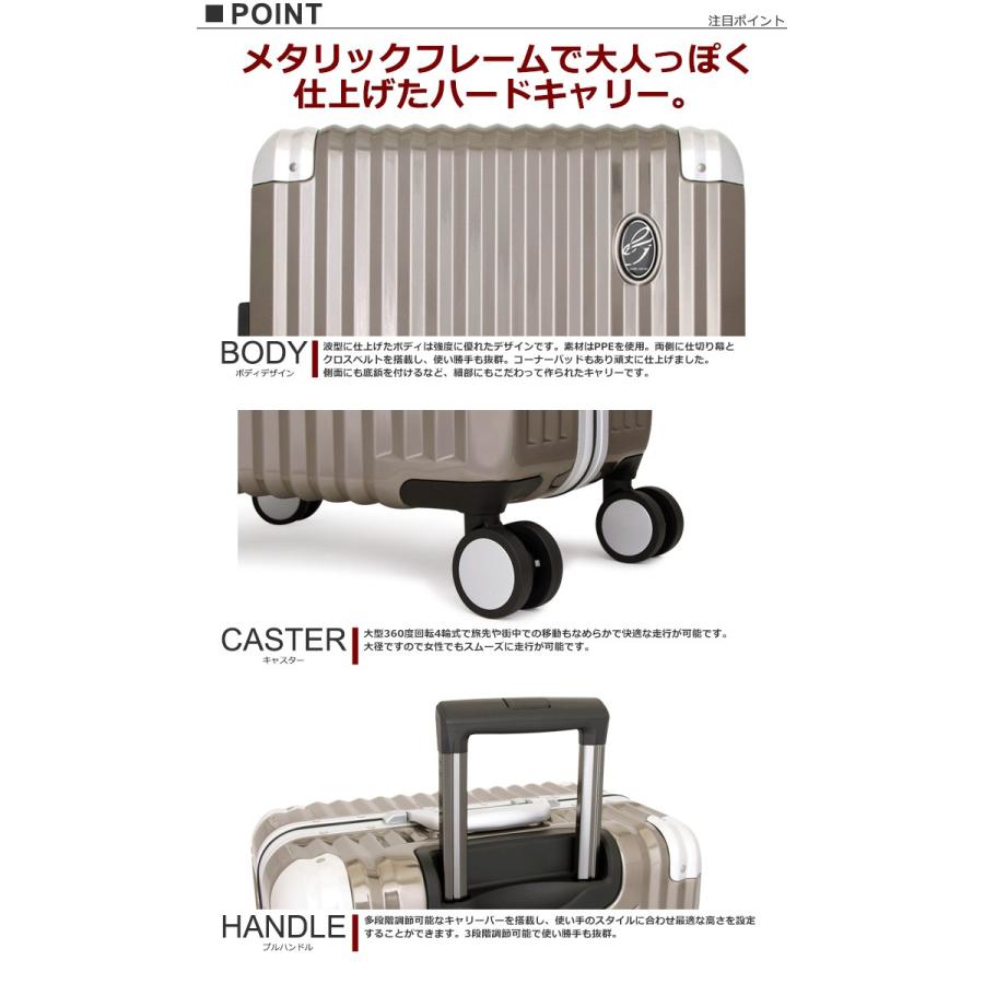 ロジェール ジャパン スーツケース 65l 60cm 4 6kg Lj 0737 60 1年保証 ハード フレーム Tsaロック搭載 Po5 サックスバーpaypayモール店 通販 Paypayモール