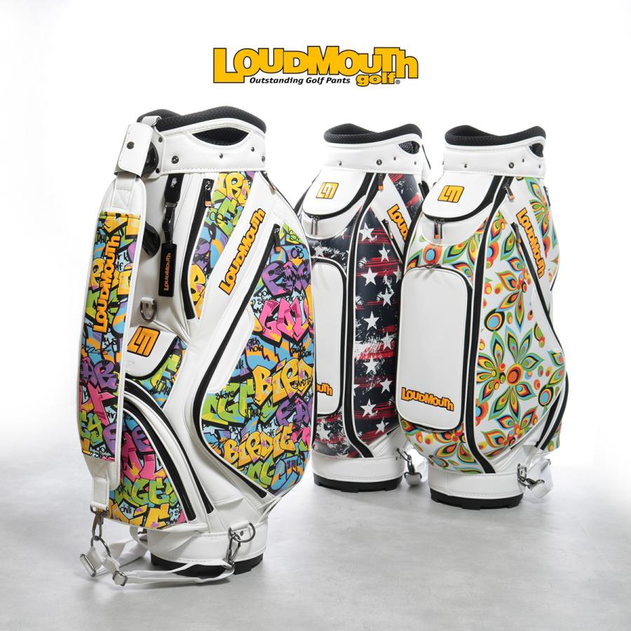 LOUDMOUTH ラウドマウス ゴルフ キャディバッグ カート型 9.5型 LOUDMOUTH ラウドマウス ゴルフ キャディバッグ カート型 9.5型