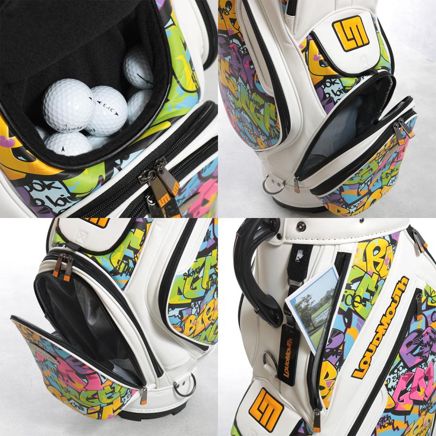 LOUDMOUTH ラウドマウス ゴルフ キャディバッグ カート型 9.5型 LOUDMOUTH ラウドマウス ゴルフ キャディバッグ カート型 9.5型
