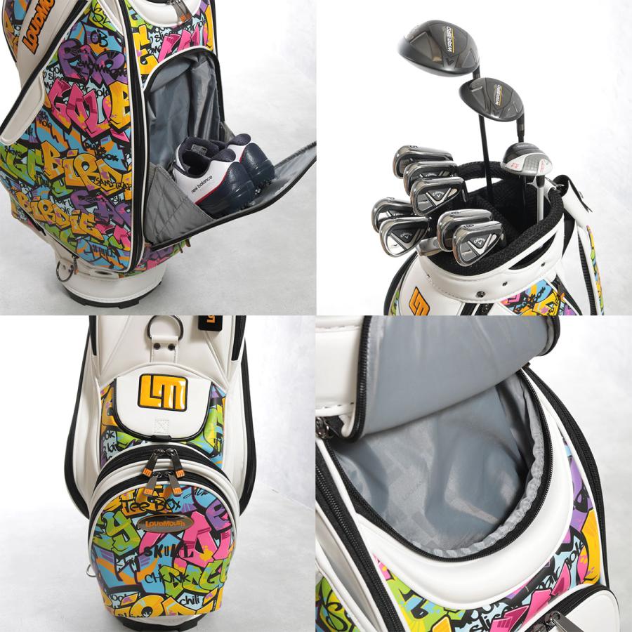 LOUDMOUTH ラウドマウス ゴルフ キャディバッグ カート型 9.5型 LOUDMOUTH ラウドマウス ゴルフ キャディバッグ カート型 9.5型