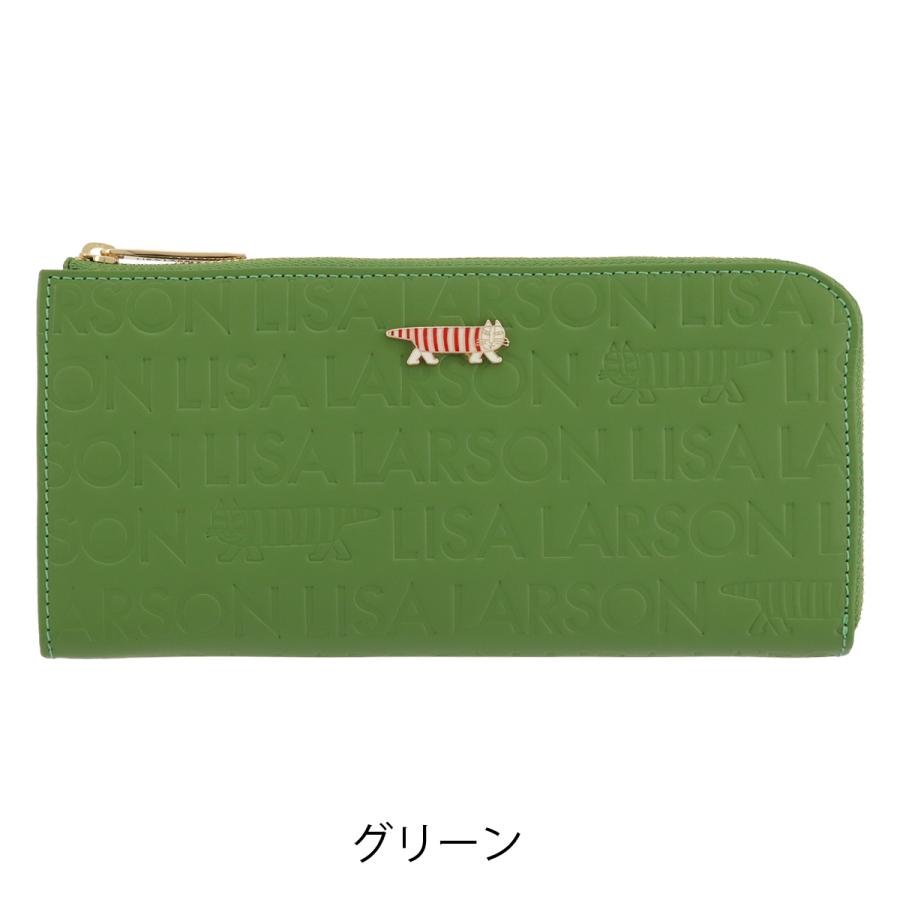 Lisa Larson（リサラーソン） 長財布 L字ファスナー 本革 レディース