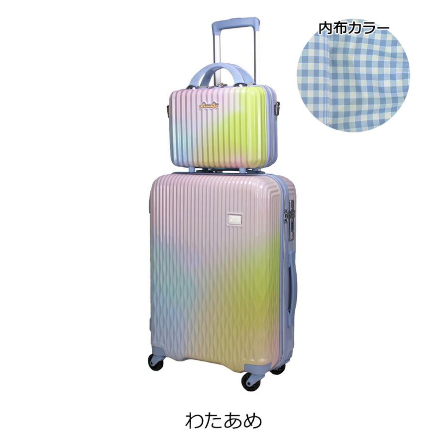 シフレ スーツケース 43L 55cm 3.4kg TSAロック ルナルクス LUN2116K-55 Siffler 抗菌加工 旅行 キャリーケース ハードキャリー セット ミニトランク付き｜sacsbar｜18