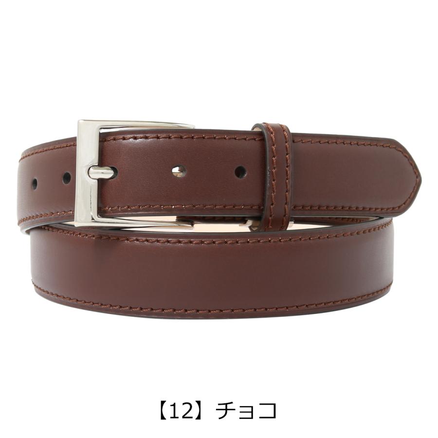 レイバ ベルト メンズ 11201 LEYVA 本革 レザー ピン式 : サックスバー