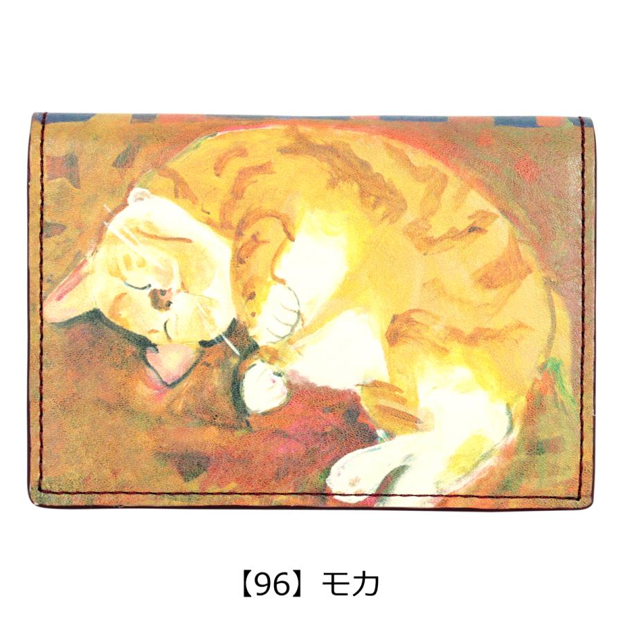 マンハッタナーズ パスケース TOP PURSE トップパース レディース 75-1510 MANHATTANER'S 猫 カードケース 定期入れ 牛革｜sacsbar｜18