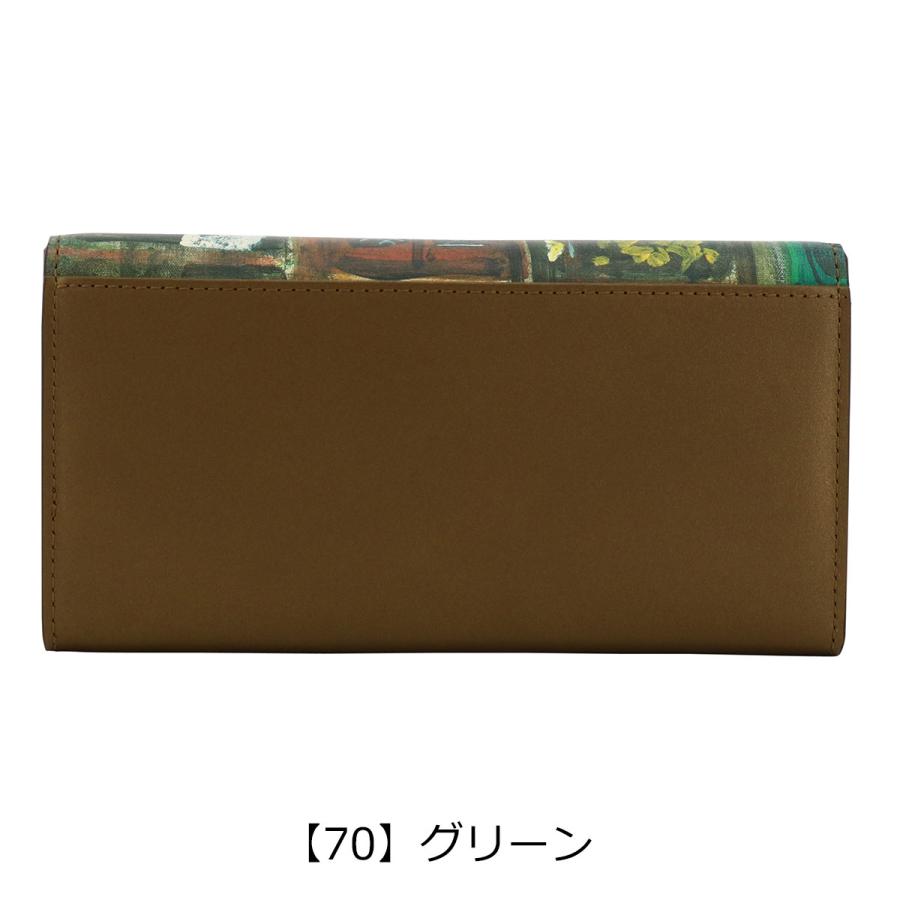 Manhattaner's（マンハッタナーズ） 長財布 かぶせ 本革 猫 ねこ ネコ