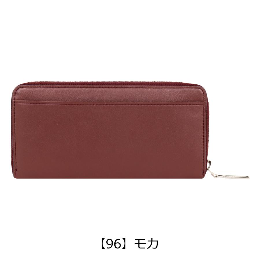 Manhattaner's（マンハッタナーズ） 長財布 ラウンドファスナー 本革