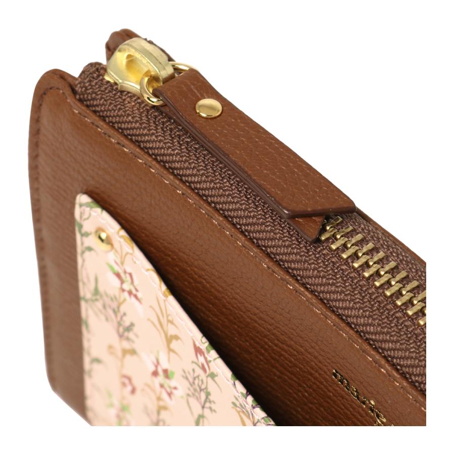 Marie Claire マリクレール 長財布 L字ファスナー フラワリー