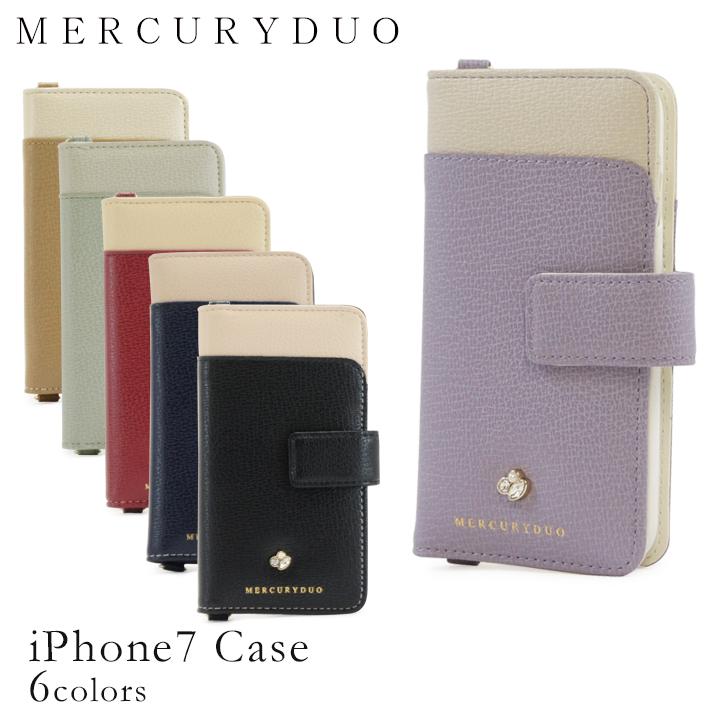 マーキュリーデュオ Mercuryduo Iphone8 Iphone7 ケース Mds 7067 シャーリー アイフォン スマホケース スマートフォン カバー 手帳型 レディース Po5 サックスバーpaypayモール店 通販 Paypayモール